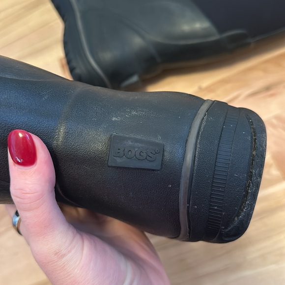 Bogs Black Waterproof Boots Ultra High 8 - Picture 6 of 12